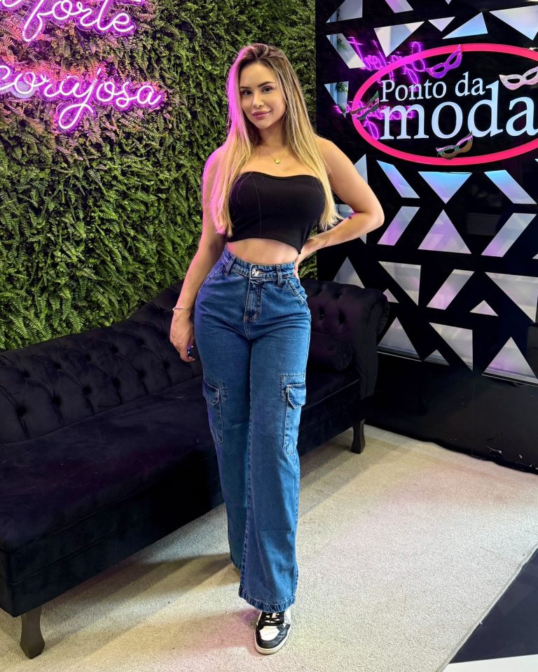 calça cargo sal e pimenta