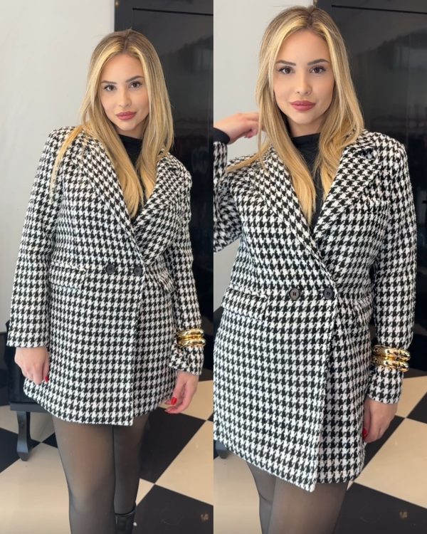 casaco tweed amabili casaco tweed amabili