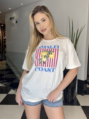 camiseta oversized amalfi coast