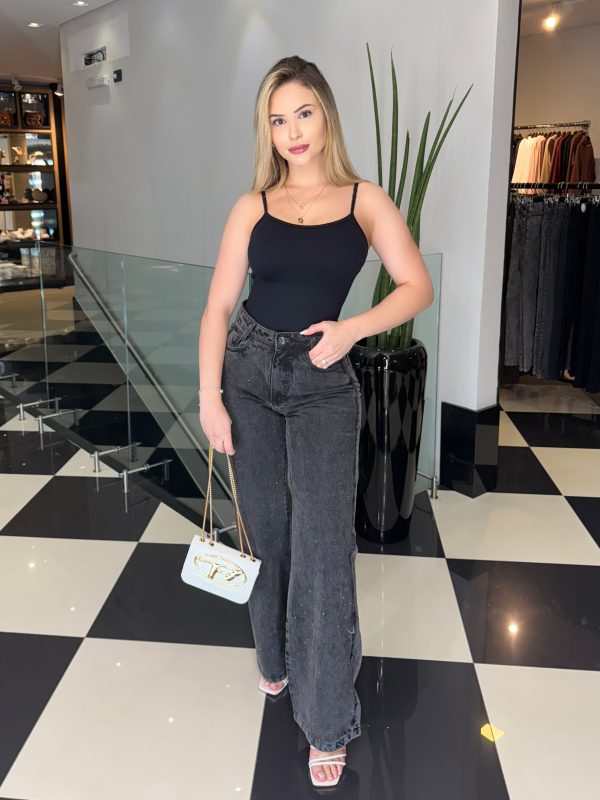 calça jeans azul wide leg eliah calça jeans azul wide leg eliah