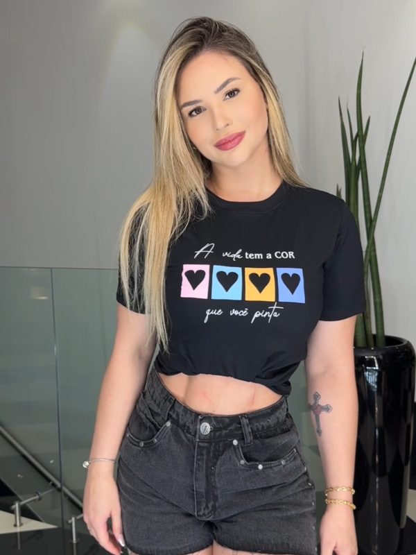 camiseta t shirt liliana