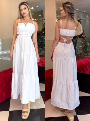 vestido magali vermelho